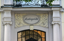 Schriftzug Amtsgericht